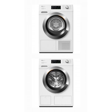 Miele WEI895 WCS 125 Gala Edition + TEL695 WP 125 Gala Edition Σετ Πλυντήριο & Στεγνωτήριο Ρούχων